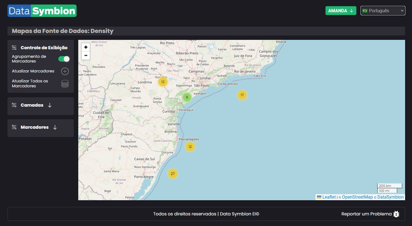 Visualização de informações geográficas