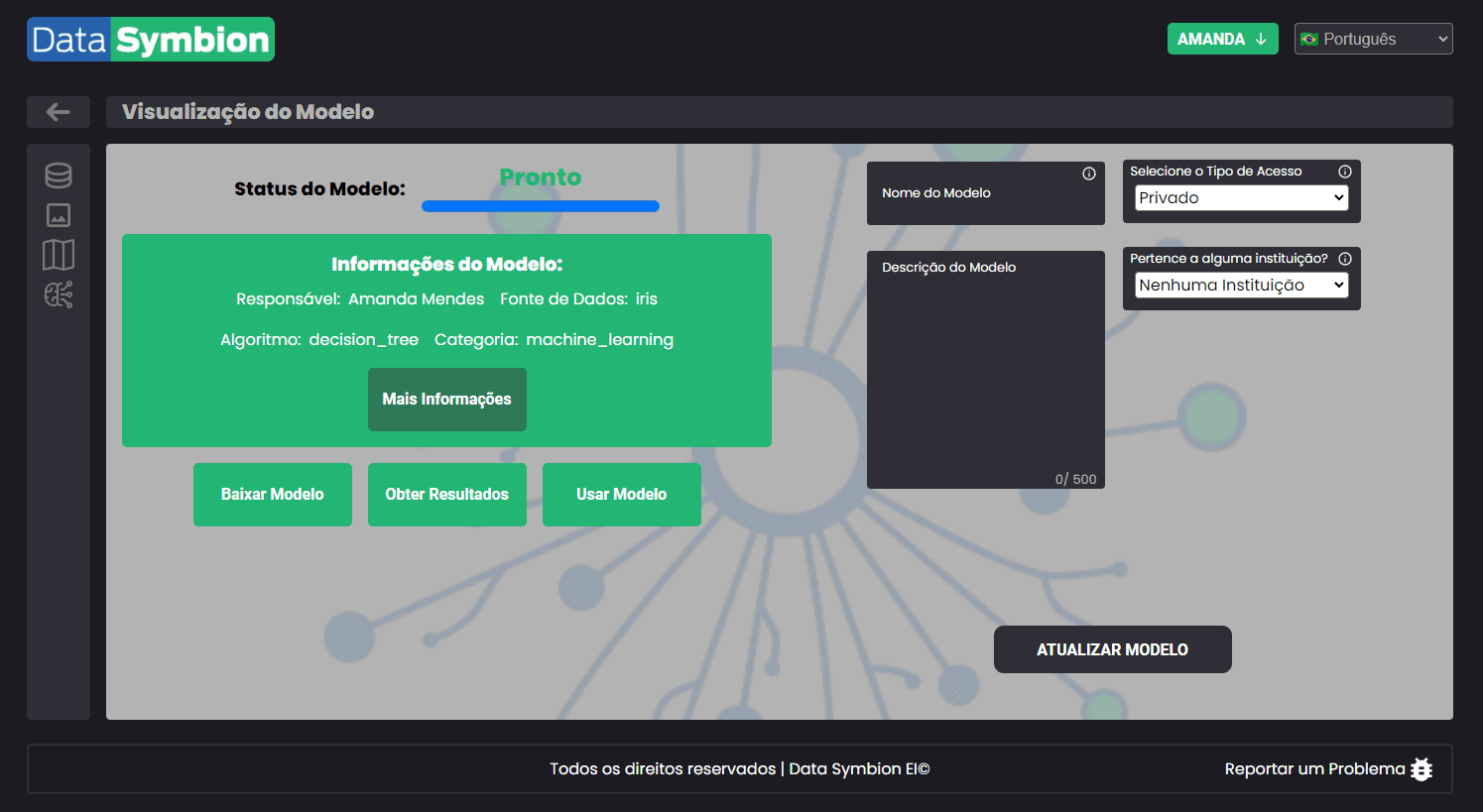 Modulo de Mapas do DataSymbion EI